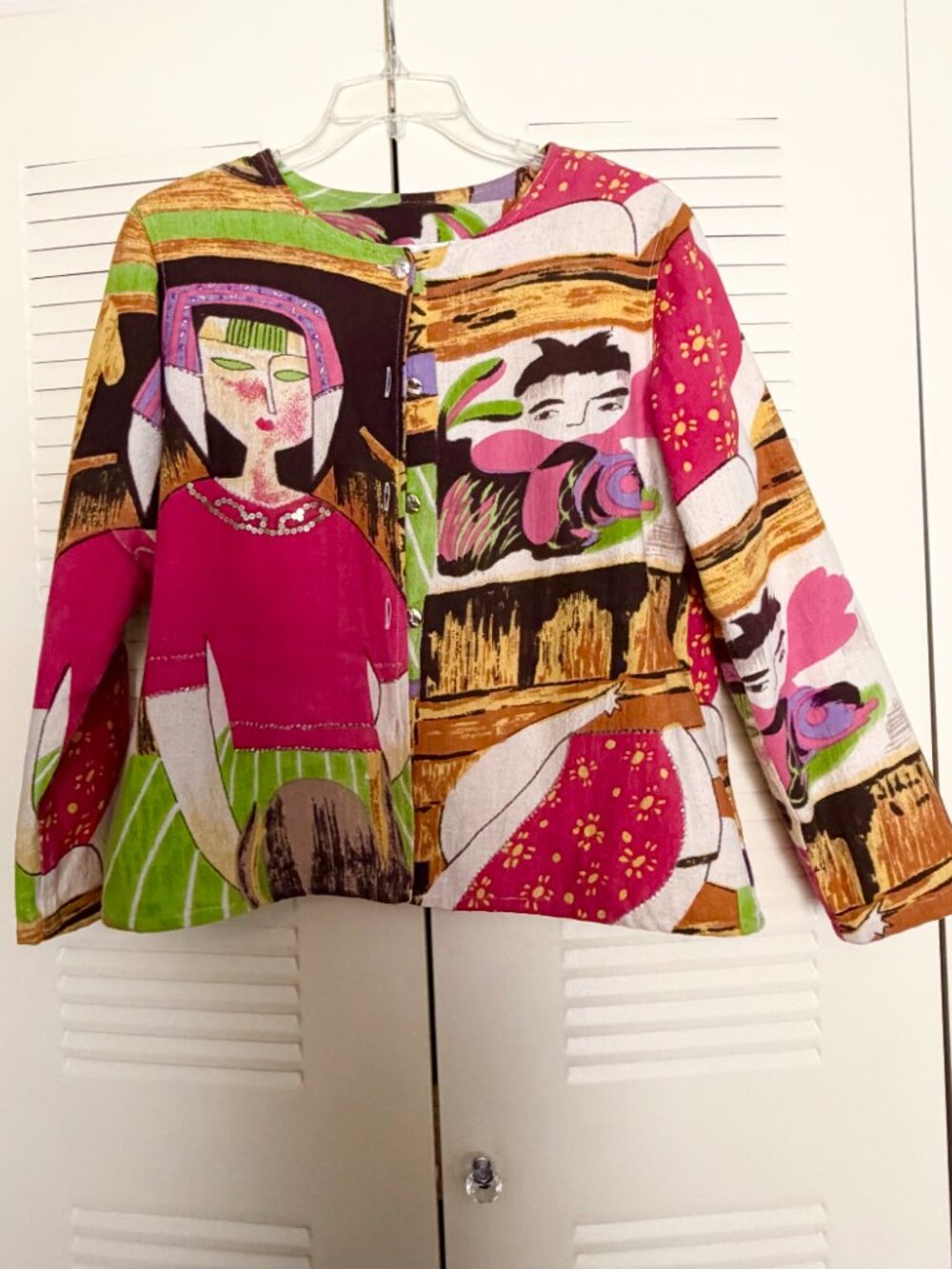 Vintage Brownstone Studio Lined Wearable-Art Jacket* - Picture 9 of 11